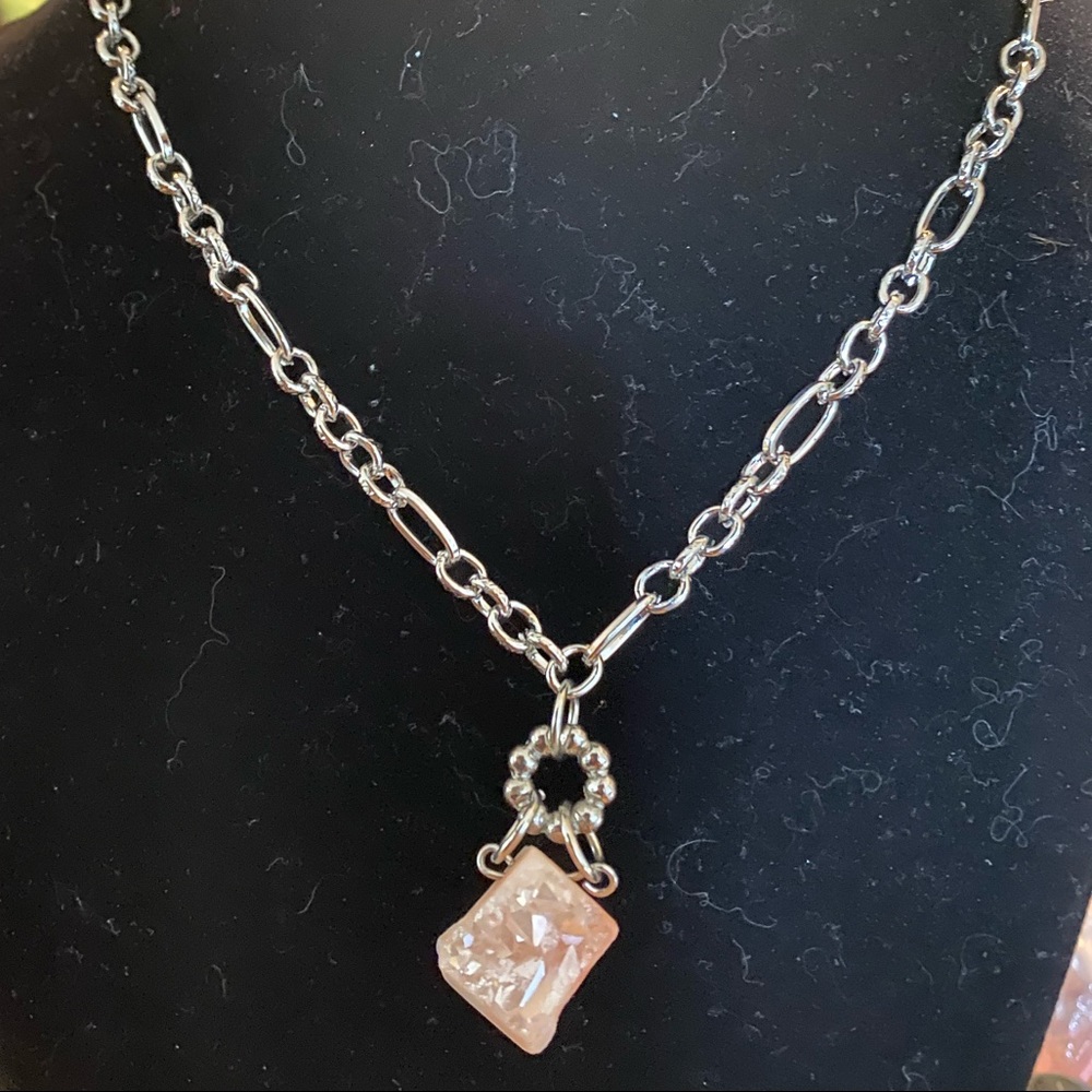Rose quarts necklace